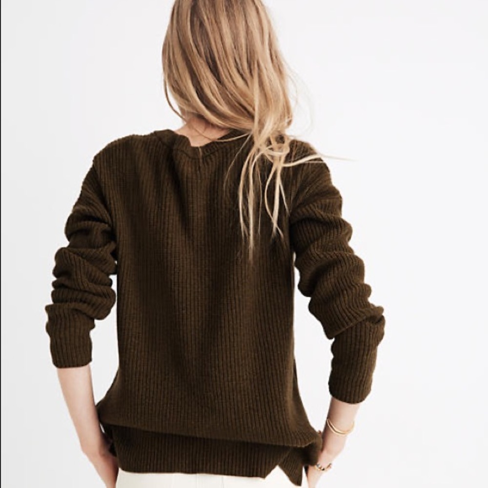 NWT Madewell pocket pullover sweater - Picture 4 of 6